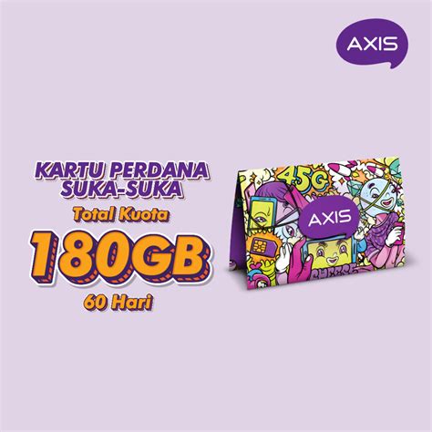 AXIS Kartu Perdana Suka Suka 12GB 60 hari